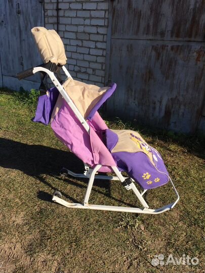Коляска санки