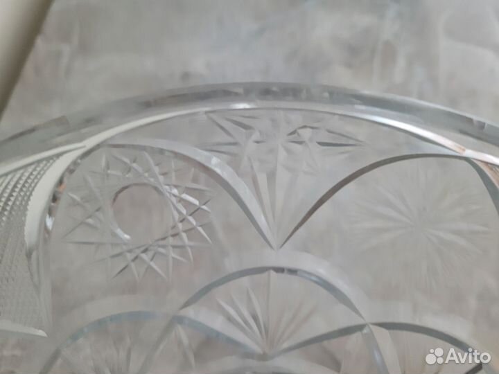 Ваза для фруктов на ножке СССР 50-е г