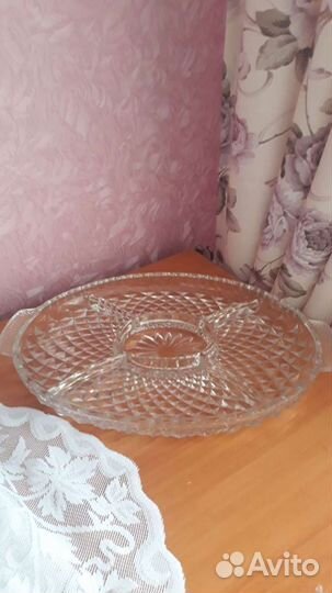 Менажница хрусталь