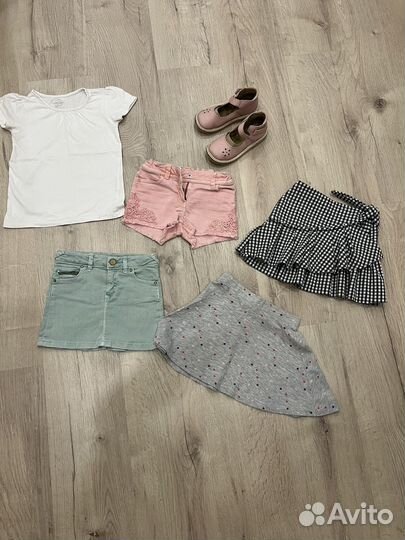 Пакет вещей и обуви для девочки