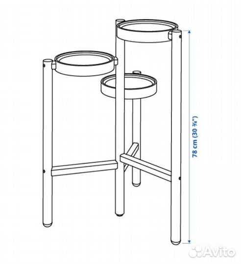 Подставка для горшка IKEA satsumas