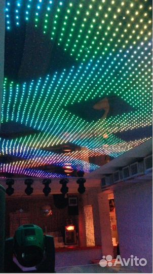 Светодиодная занавес (потолк, стена)