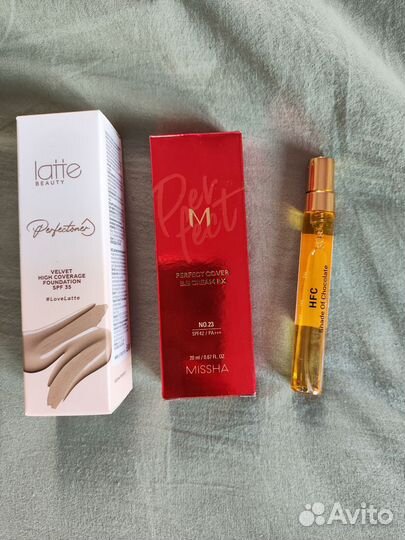 BB крем Missha 23, Тональный крем Latte Beauty 02