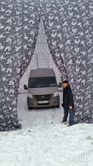 Мобильный ангар. Бескаркасная палатка