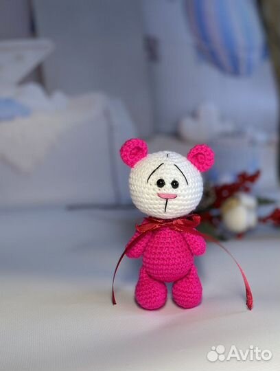 Вязаная игрушка. Мини мишки