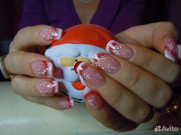 Наращивание ногтей, маникюр