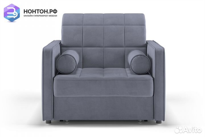 Кресло аккордеон Модо темно-серое