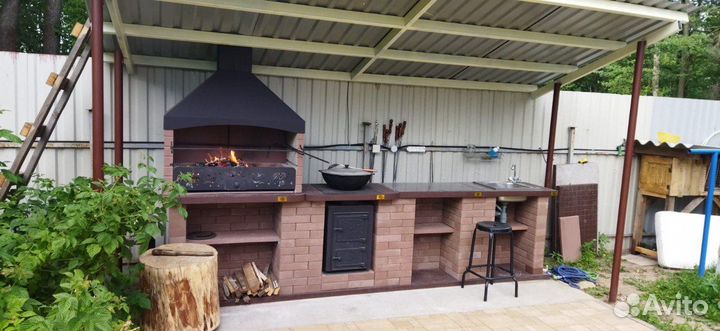 Модульные комплексы Барбекю. Мангал. Печь под Каза