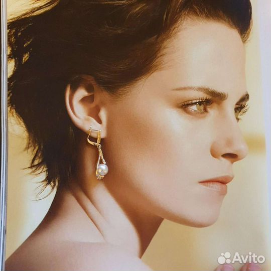 Набор бижутерный серьги+кулон с цепочкой