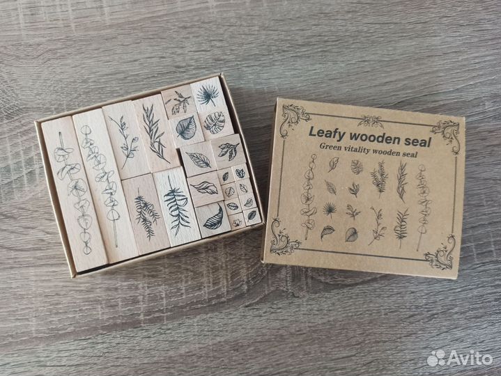 Набор деревянных штампов для творчества