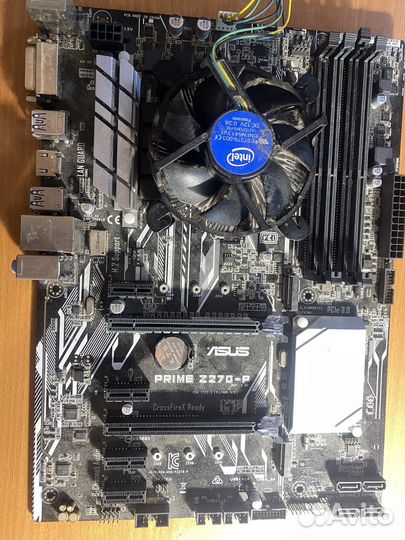 Две Материнские карты asus prime z270-p+Asrock