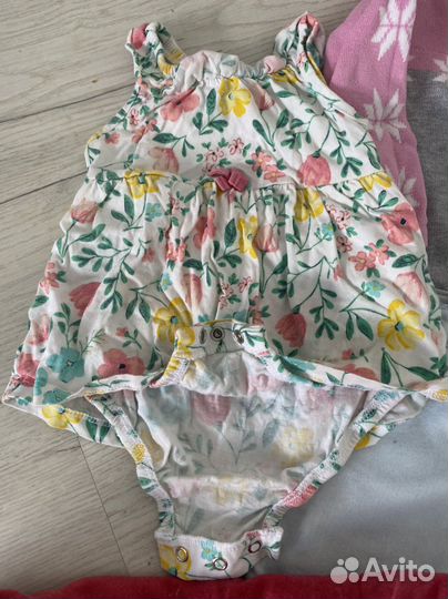 Вещи пакетом для девочки 74-80 см