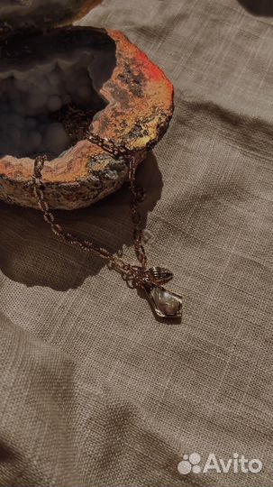 Подвеска золото real gold 18k plated