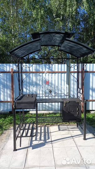 Беседка с мангалом