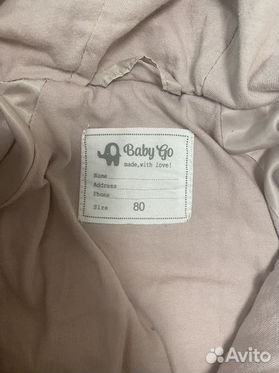 Куртка для девочки 80 размер