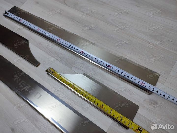 Накладки на пороги Chevrolet Rezzo 2004-2008