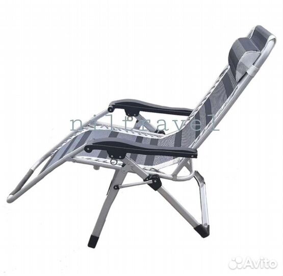 Кресло шезлонг усиленный до 180 кг