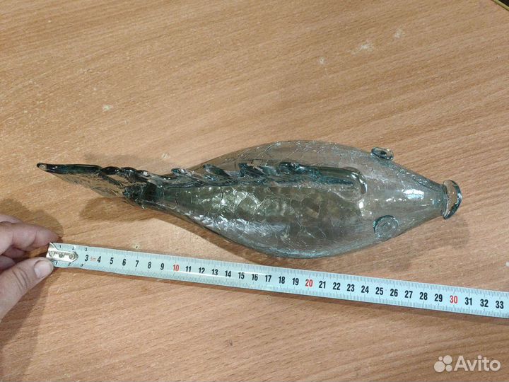 Рыба стекло винтаж СССР