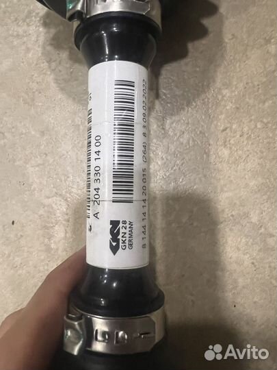 Привод передний правый на Мерседес w204