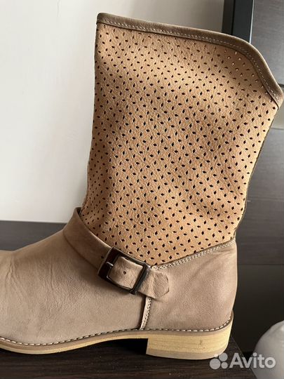 Сапоги кожа, полусапожки Conhpol Relax(Польша)