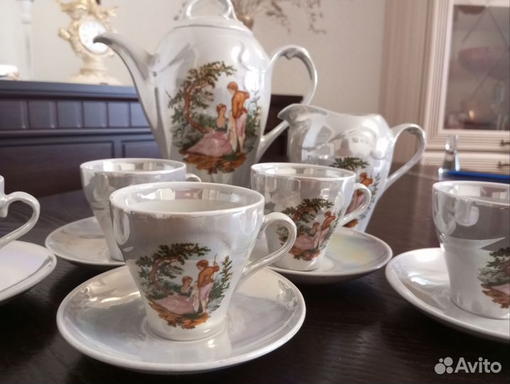 Кофейный сервиз пастушка полтавский фз