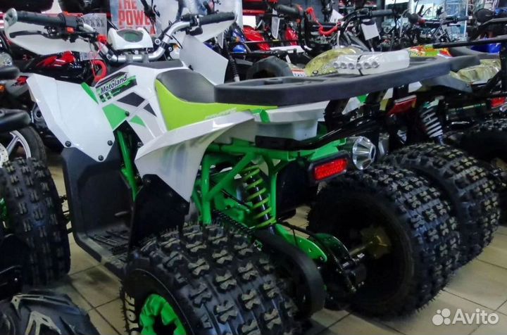 Квадроцикл Motoland coyote 125 зеленый