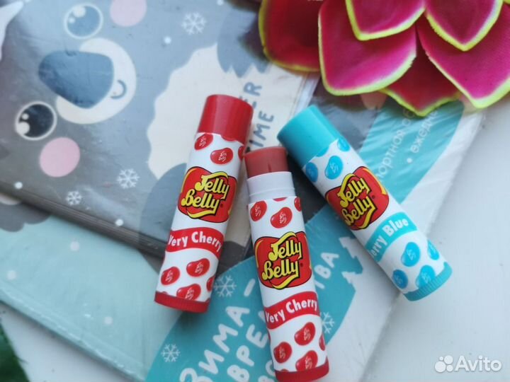 Бальзамы для губ Nivea, Mentos, Jelly Belly, Pez