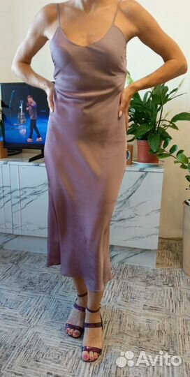 Платье комбинация платье на бретелях