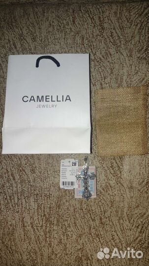 Крест серебряный новый