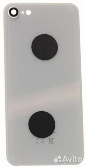 Задняя крышка для iPhone 8 Белая (со стеклом камер