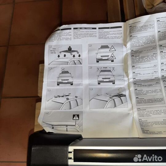 Перекладины на рейлинги пассат b6 3c860019