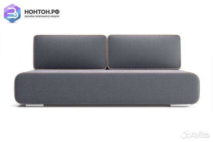 Диван еврокнижка Нео темно-серый