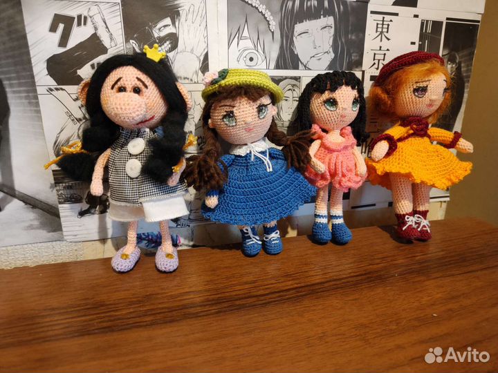 Вязаная куколка/ игрушка