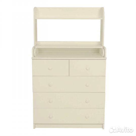 Комод пеленальный, с полкой 80 см, 5 ящиков