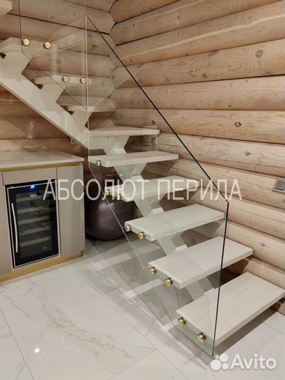 Перила и ограждения из стекла для дома