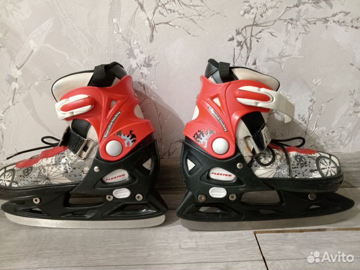 Коньки детские раздвижные 33 36