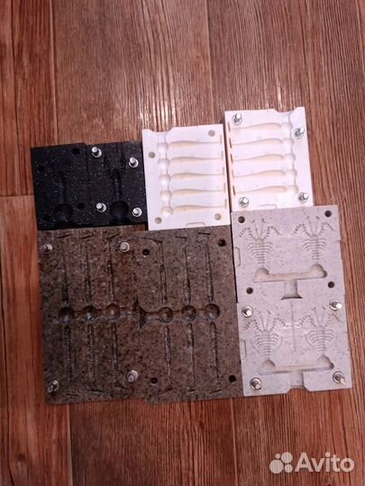 Формы для литья силиконовых приманок