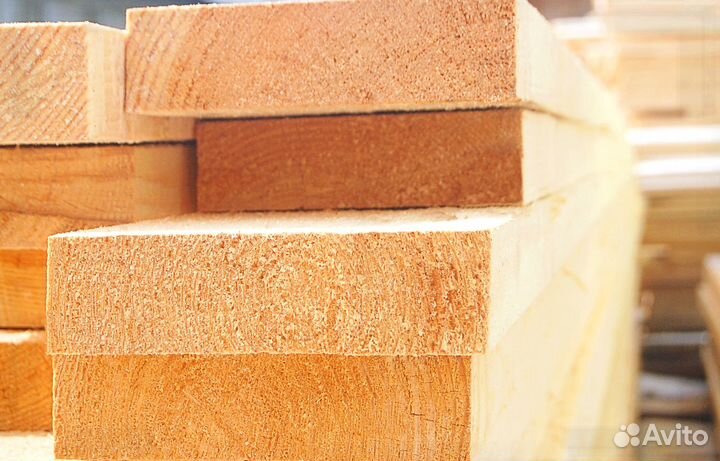 Доска обрезная строительная 25х150х6000