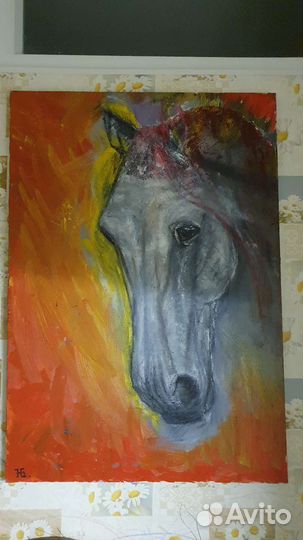 Картина маслом на холсте большая