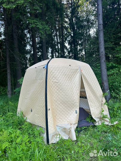 Аренда зимней Бани - мобильная палатка