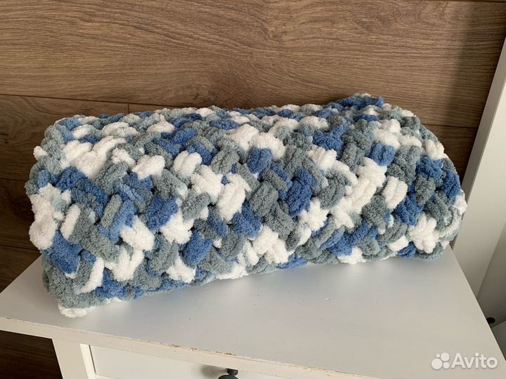 Плед детский вязаный