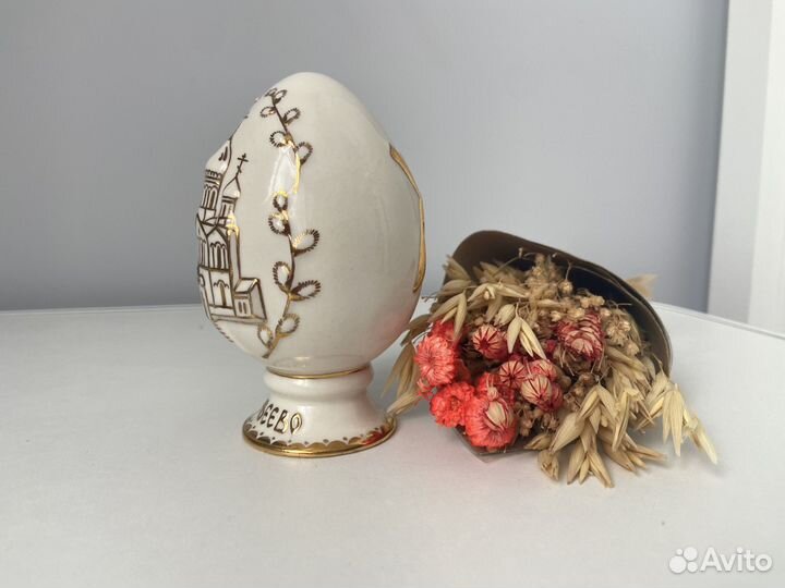 Пасхальное яйцо фарфоровое сувенир