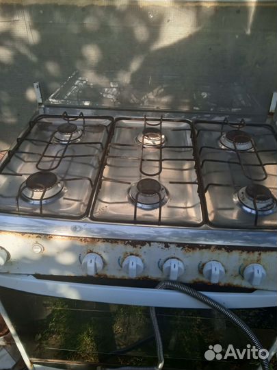 Газовая плита бу 6 конфорки