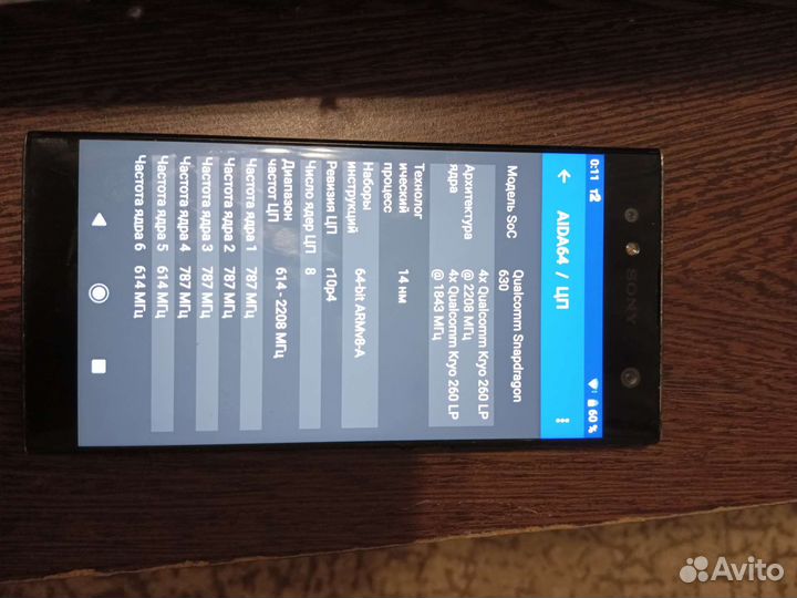 Телефон Sony xperia