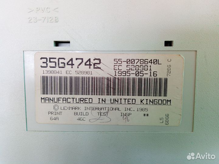 Механическая клавиатура IBM 35G4742 1995 год