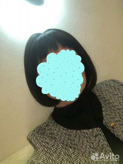 Парик из натуральных волос каре