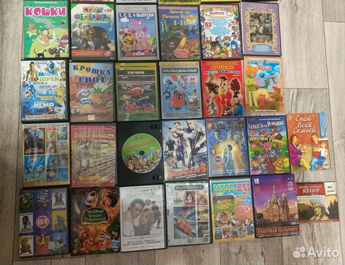 DVD диски мультфильмы, фильмы