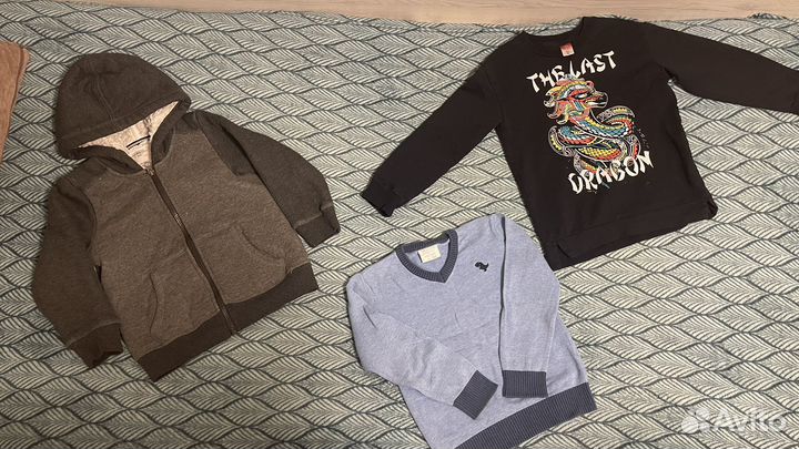 Вещи пакетом на мальчика 104 110