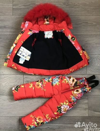 Зимний костюм для девочки 104