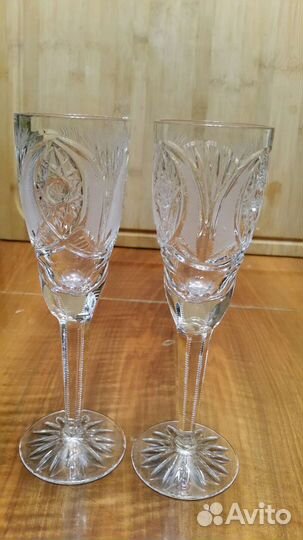Бокалы хрусталь СССР новые